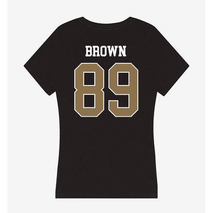 UNC Pembroke - NCAA Football : Malik Brown - Classic Shersey Women's V-Neck T-Shirt-1