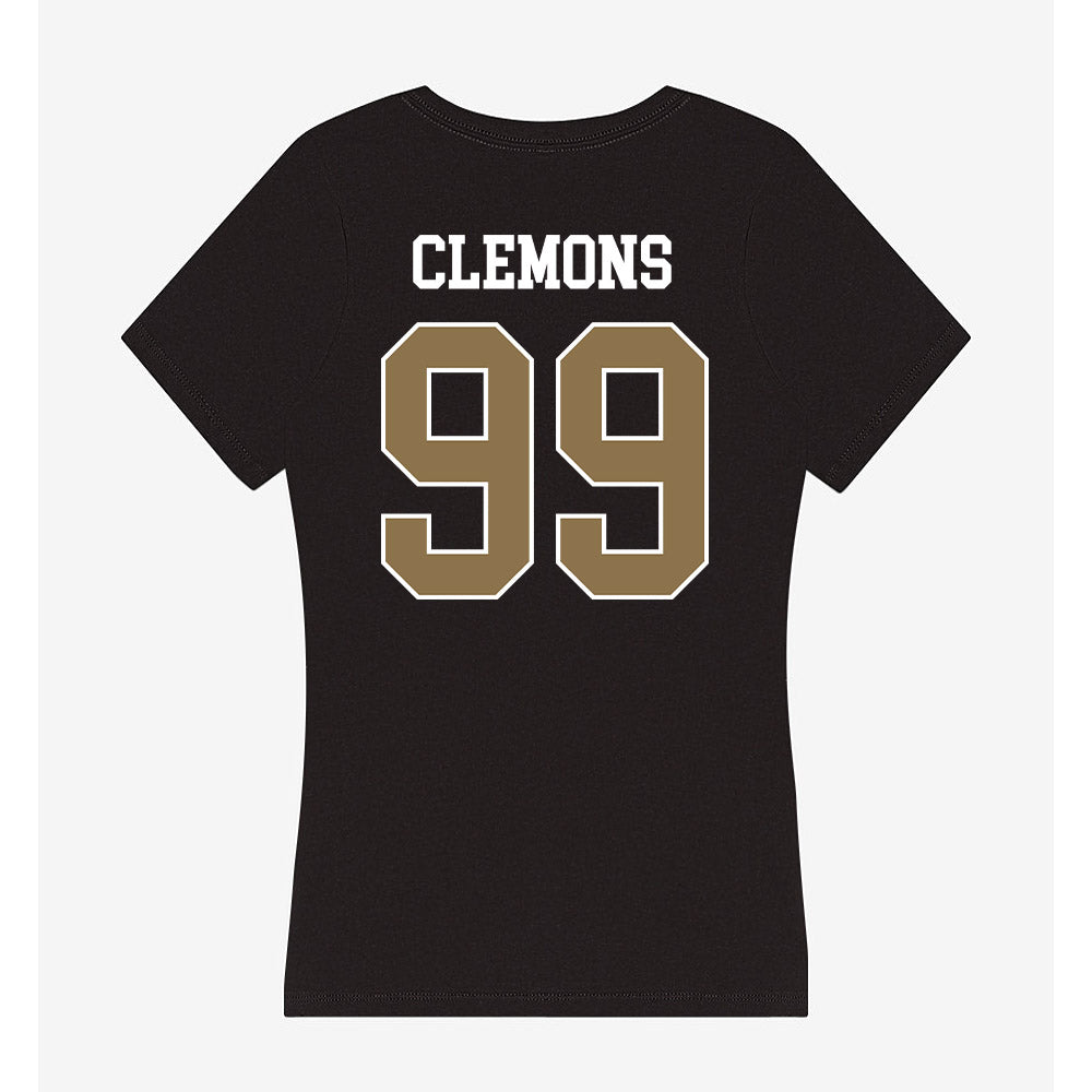 UNC Pembroke - NCAA Football : Jahari Clemons - Classic Shersey Women's V-Neck T-Shirt-1