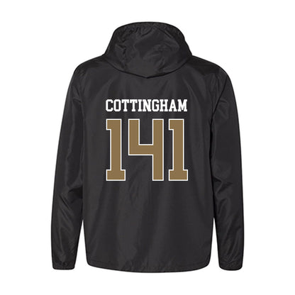 UNC Pembroke - NCAA Wrestling : Chance Cottingham - Classic Shersey Windbreaker-1
