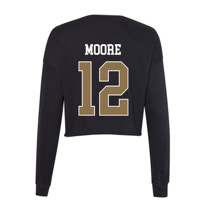 UNC Pembroke - NCAA Baseball : Seth Moore - Classic Shersey Women's Cropped Crew Fleece-1