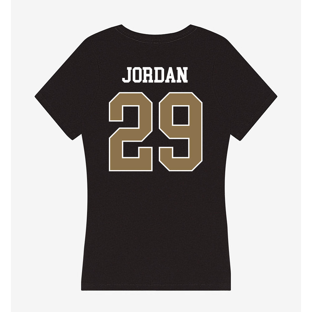 UNC Pembroke - NCAA Football : Cedric Jordan - Classic Shersey Women's V-Neck T-Shirt-1