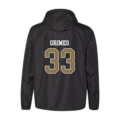 UNC Pembroke - NCAA Men's Basketball : Justin Grimes - Classic Shersey Windbreaker-1