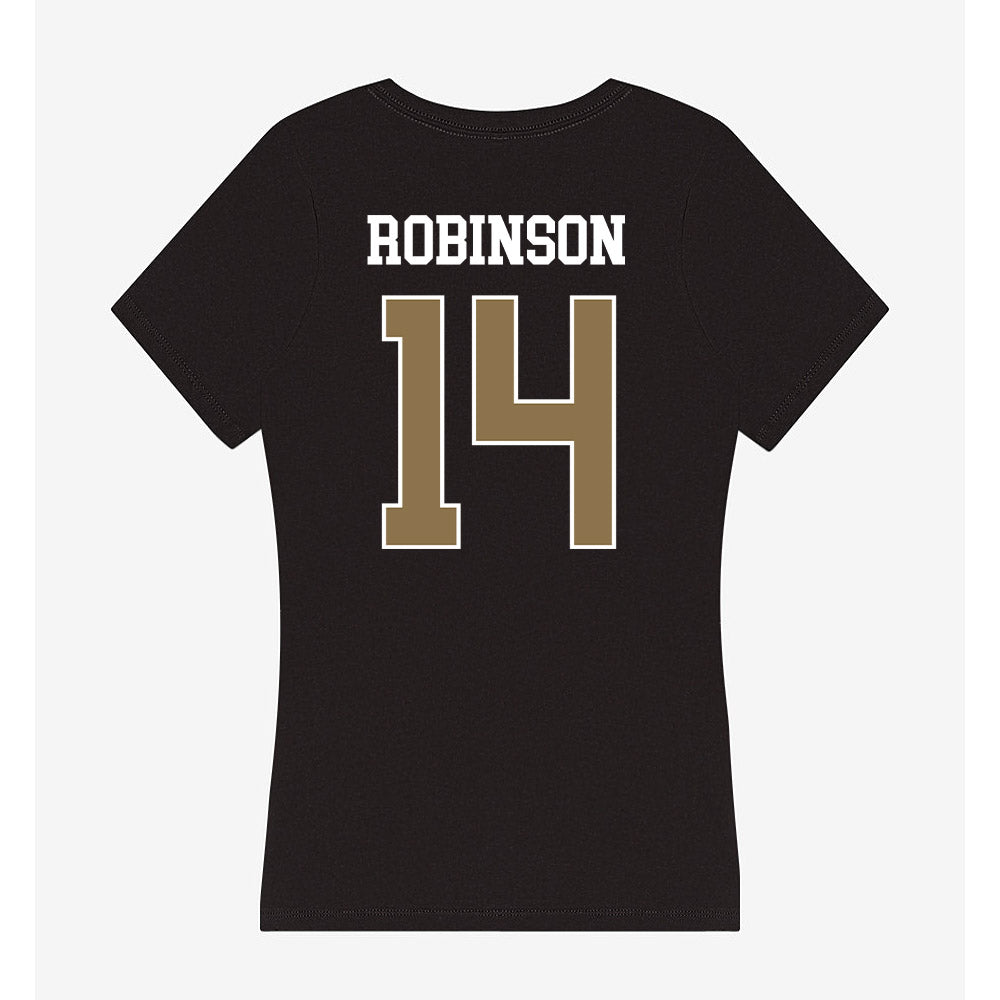 UNC Pembroke - NCAA Football : Tre Robinson - Classic Shersey Women's V-Neck T-Shirt-1