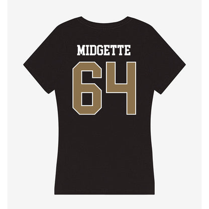 UNC Pembroke - NCAA Football : Asa Midgette - Classic Shersey Women's V-Neck T-Shirt-1