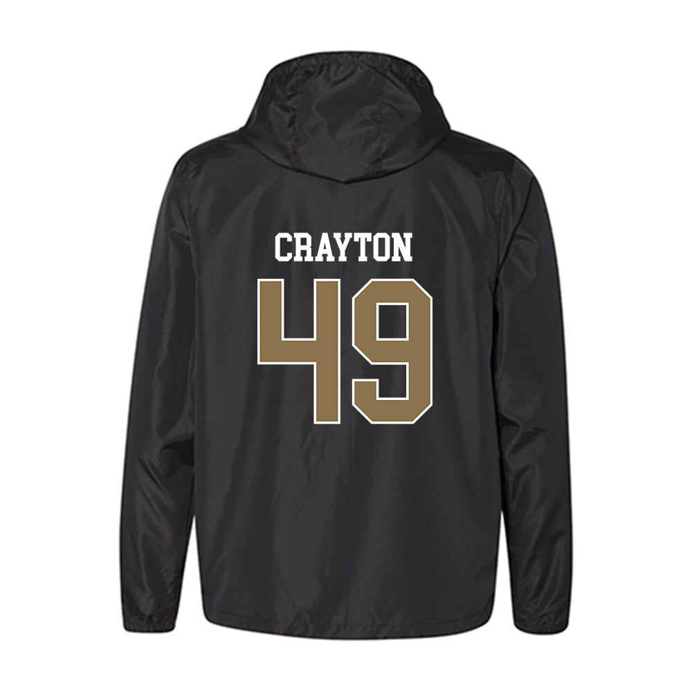 UNC Pembroke - NCAA Baseball : Michael Crayton - Classic Shersey Windbreaker-1