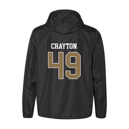 UNC Pembroke - NCAA Baseball : Michael Crayton - Classic Shersey Windbreaker-1