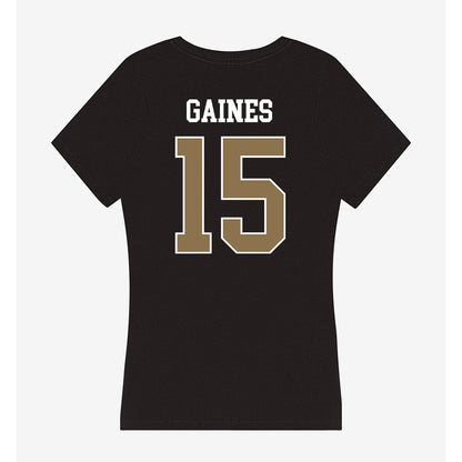 UNC Pembroke - NCAA Women's Volleyball : Deorri Gaines - Classic Shersey Women's V-Neck T-Shirt-1