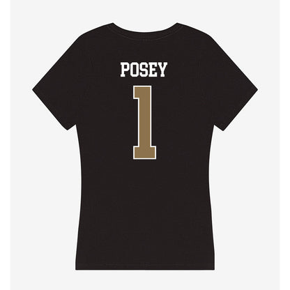 UNC Pembroke - NCAA Football : Miles Posey - Classic Shersey Women's V-Neck T-Shirt-1