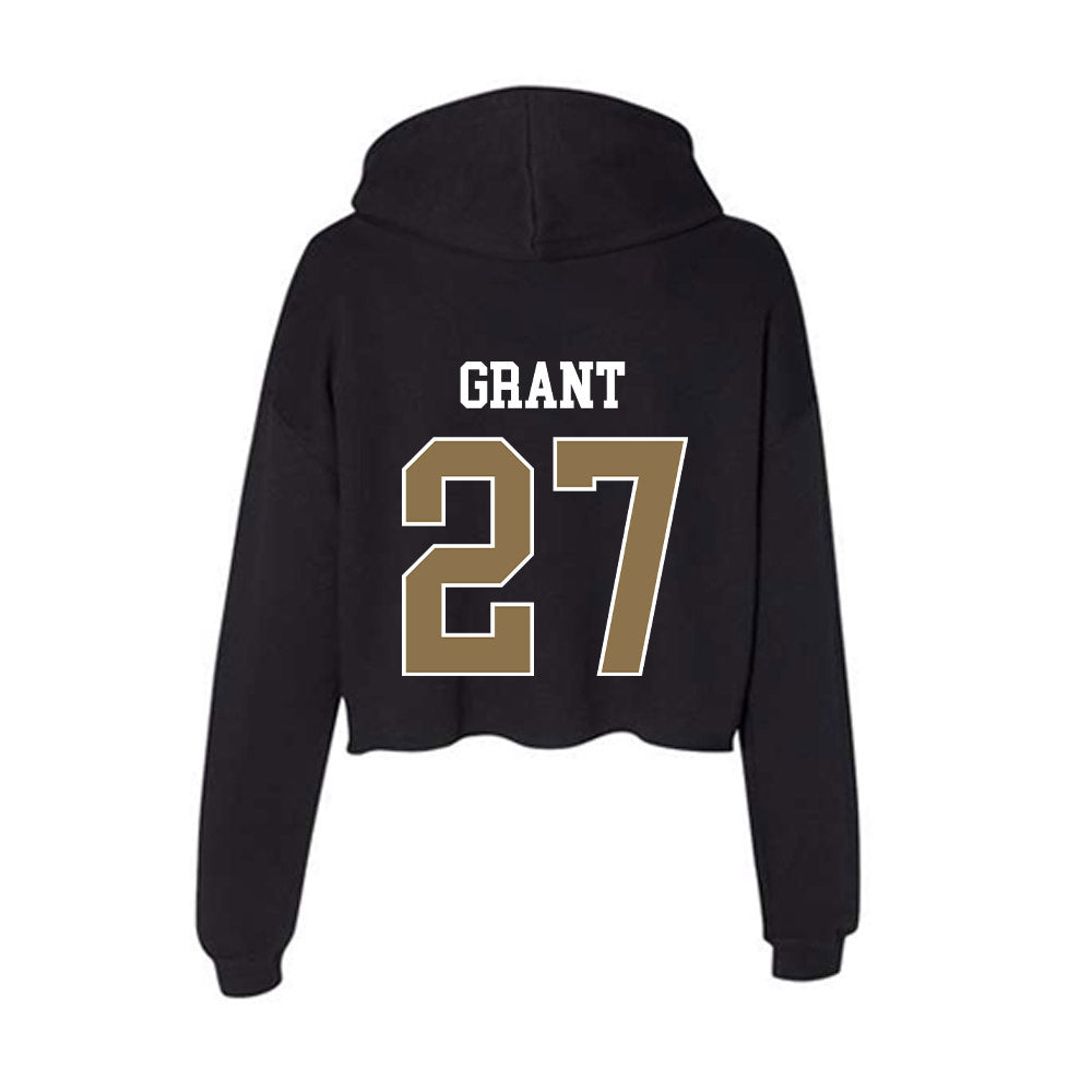 UNC Pembroke - NCAA Football : Devyn Grant - Classic Shersey Women's Crop Fleece Hoodie-1