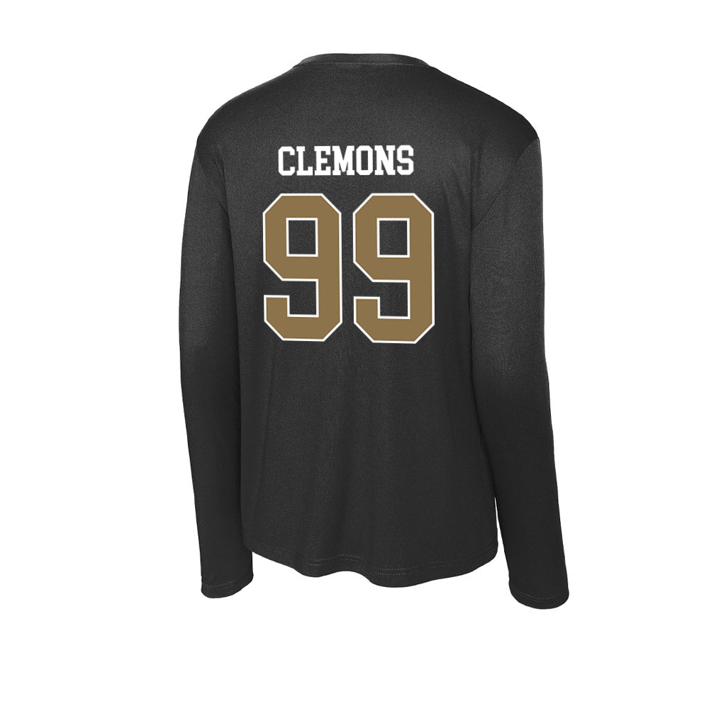 UNC Pembroke - NCAA Football : Jahari Clemons - Classic Shersey Activewear Long Sleeve T-Shirt-1