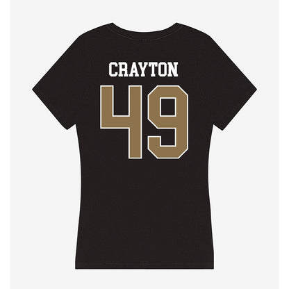 UNC Pembroke - NCAA Baseball : Michael Crayton - Classic Shersey Women's V-Neck T-Shirt-1