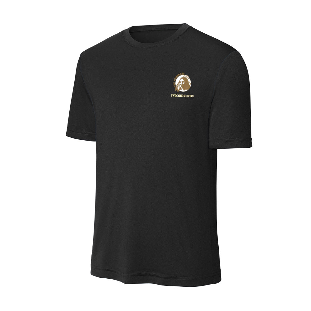UNC Pembroke - NCAA Women's Swimming & Diving : Britta Schwengle - Classic Shersey Activewear T-Shirt-0