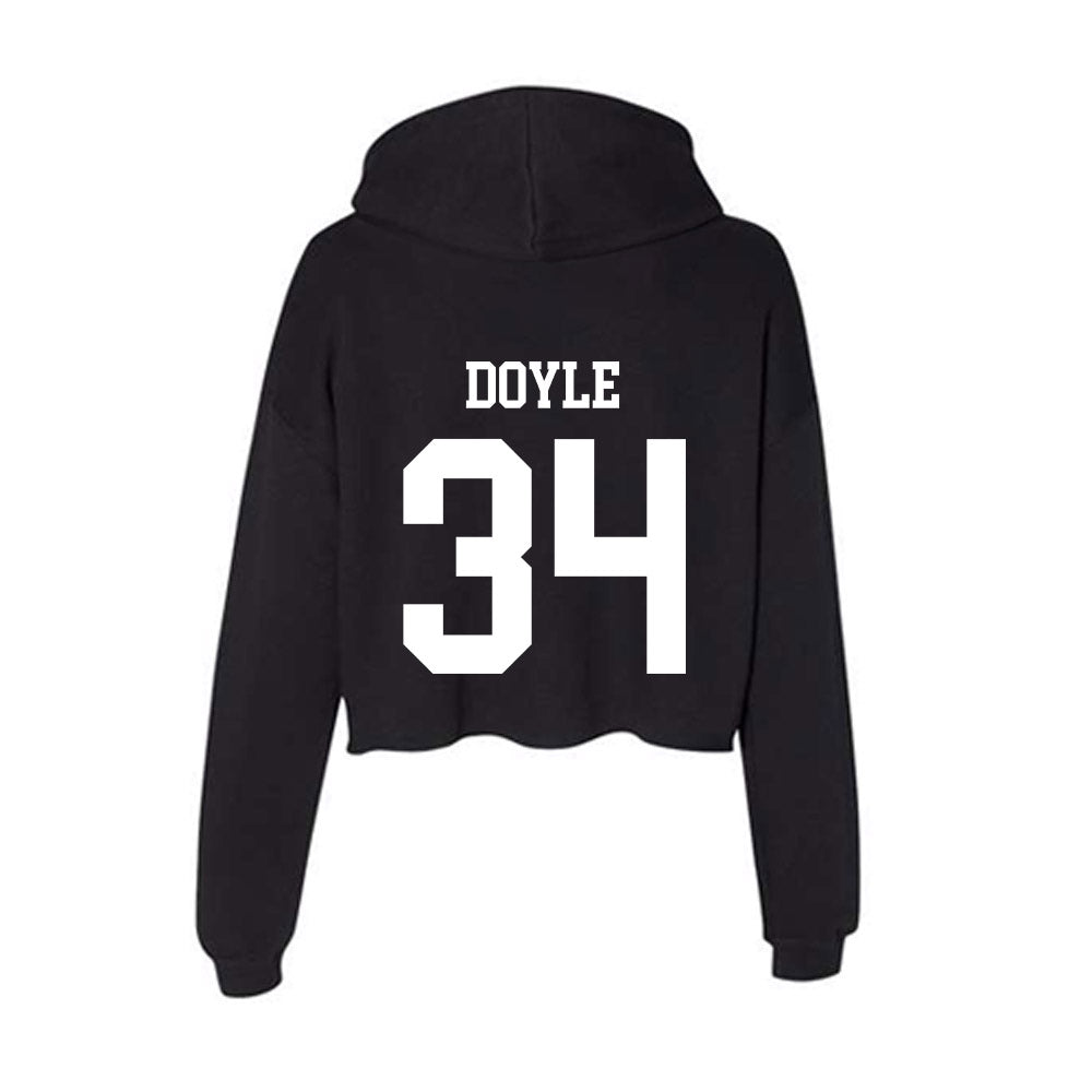 UAH - NCAA Baseball : Jack Doyle - Women's Crop Fleece Hoodie-1