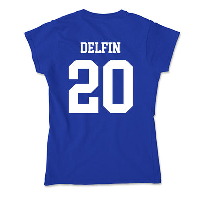 UAH - NCAA Women's Soccer : Mariela Delfin - Soft Style Women’s T-Shirt-1