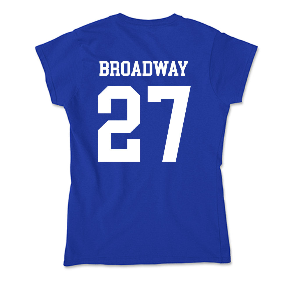 UAH - NCAA Baseball : Landon Broadway - Soft Style Women’s T-Shirt-1