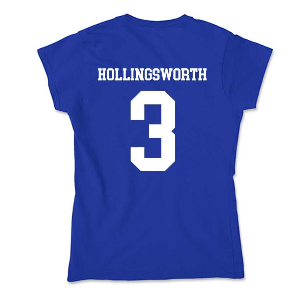 UAH - NCAA Women's Basketball : Mia Hollingsworth - Soft Style Women’s T-Shirt-1