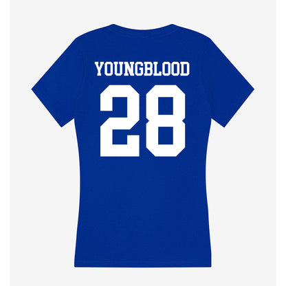 UAH - NCAA Baseball : Nic Youngblood - Women's V-Neck T-Shirt-1