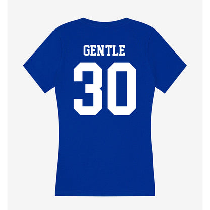 UAH - NCAA Baseball : Cam Gentle - Women's V-Neck T-Shirt-1