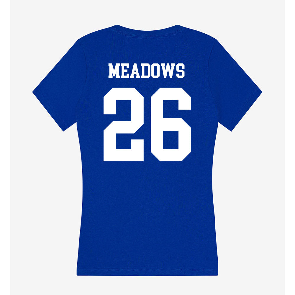 UAH - NCAA Baseball : Jace Meadows - Women's V-Neck T-Shirt-1