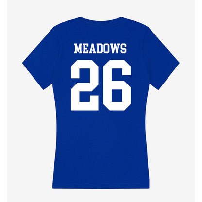 UAH - NCAA Baseball : Jace Meadows - Women's V-Neck T-Shirt-1