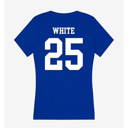 UAH - NCAA Women's Soccer : Michelle White - Women's V-Neck T-Shirt-1