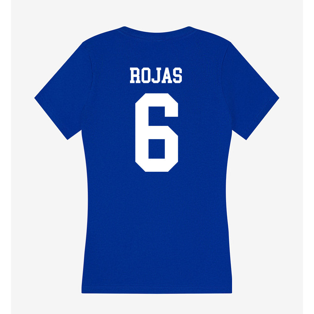 UAH - NCAA Women's Soccer : Adriana Rojas - Women's V-Neck T-Shirt-1