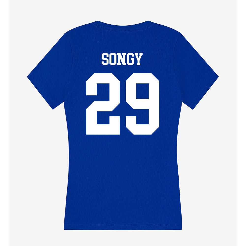 UAH - NCAA Baseball : Luke Songy - Women's V-Neck T-Shirt-1