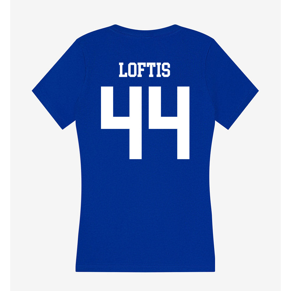 UAH - NCAA Baseball : Cole Loftis - Women's V-Neck T-Shirt-1
