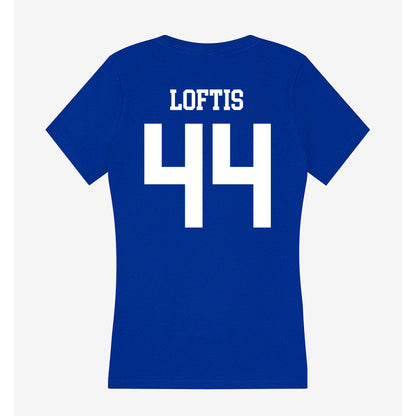 UAH - NCAA Baseball : Cole Loftis - Women's V-Neck T-Shirt-1