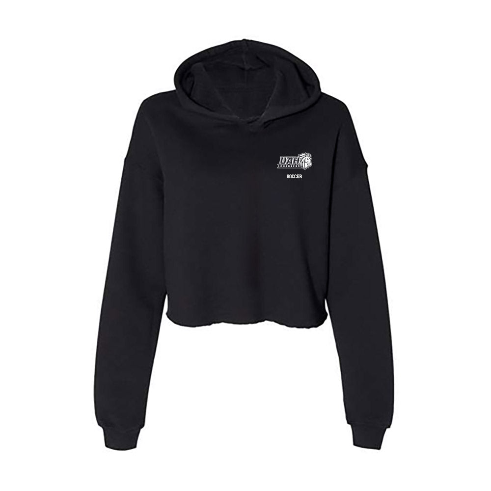 UAH - NCAA Women's Soccer : Anna Kate Wallace - Women's Crop Fleece Hooded Sweatshirt-0