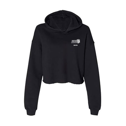 UAH - NCAA Women's Soccer : Anna Kate Wallace - Women's Crop Fleece Hooded Sweatshirt-0