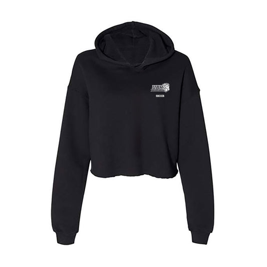 UAH - NCAA Women's Soccer : Anna Kate Wallace - Women's Crop Fleece Hooded Sweatshirt-0