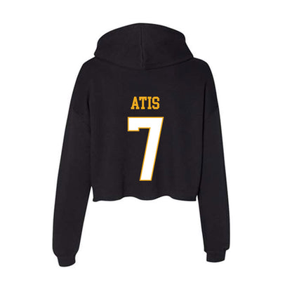 Albany State - NCAA Women's Soccer : Sagine Atis - Women's Crop Fleece Hoodie-1
