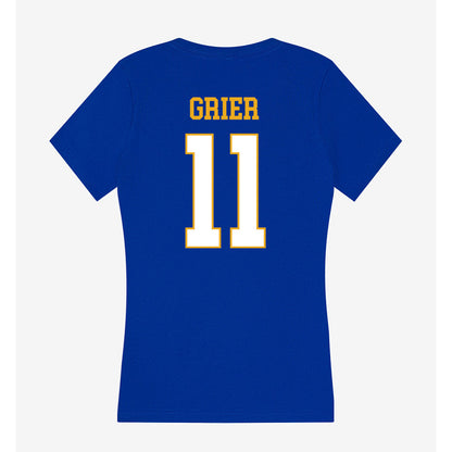 Albany State - NCAA Women's Basketball : Taliah Grier - Women's V-Neck T-Shirt-1
