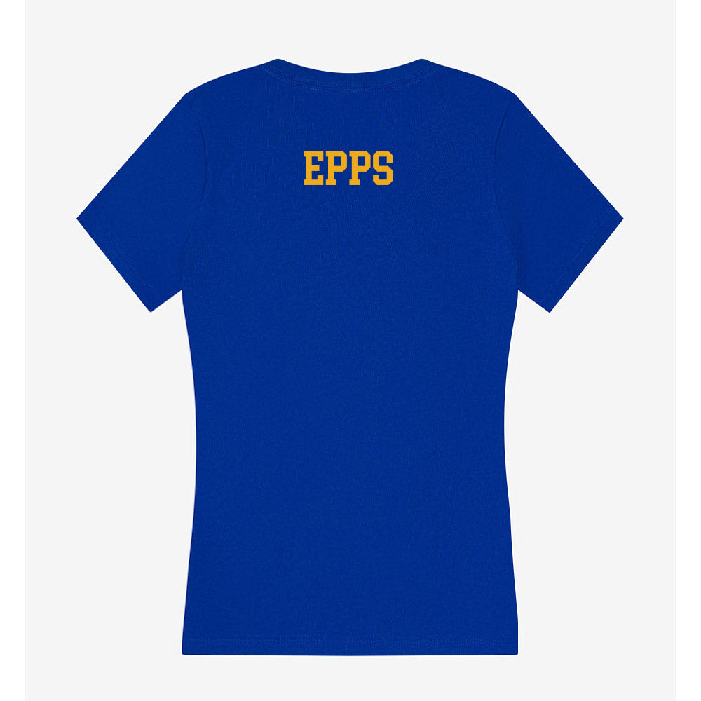Albany State - NCAA Men's Track & Field : Arlen Epps - Women's V-Neck T-Shirt-1