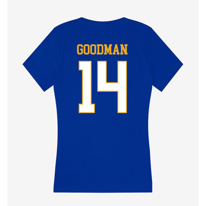 Albany State - NCAA Women's Basketball : Tiffani Goodman - Women's V-Neck T-Shirt-1
