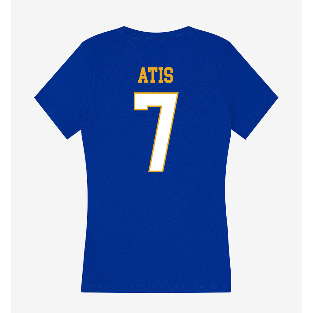 Albany State - NCAA Women's Soccer : Sagine Atis - Women's V-Neck T-Shirt-1