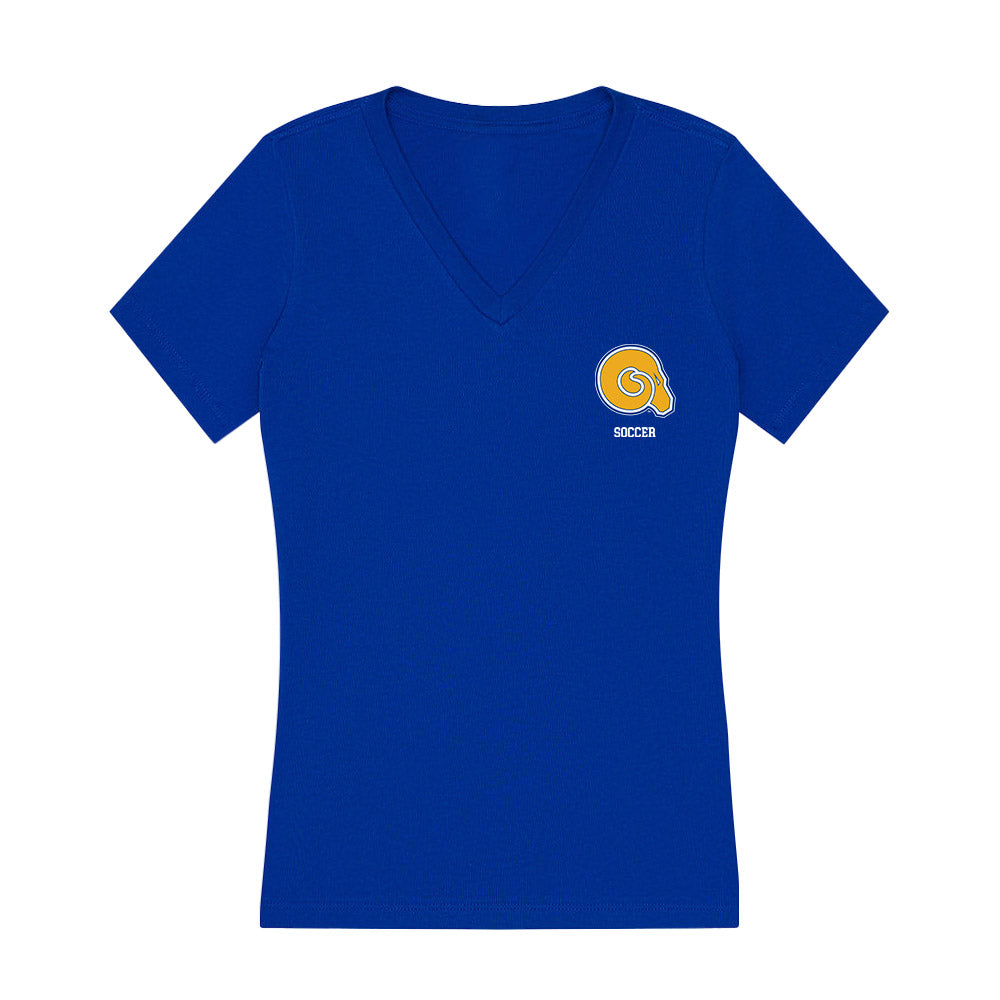 Albany State - NCAA Women's Soccer : Sagine Atis - Women's V-Neck T-Shirt-0