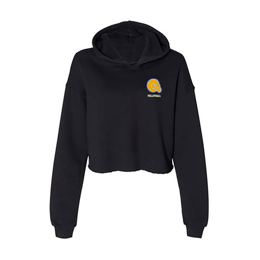 Albany State - NCAA Women's Volleyball : Aleiah Carr - Women's Crop Fleece Hoodie-0