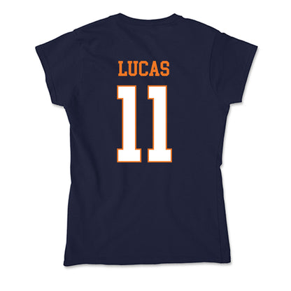 Bucknell - NCAA Men's Soccer : Jack Lucas - Soft Style Women’s T-Shirt-1