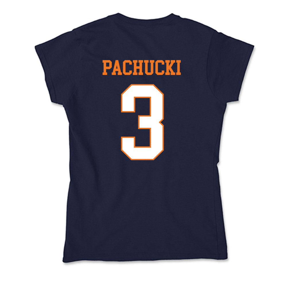 Bucknell - NCAA Men's Basketball : Aleksander Pachucki - Soft Style Women’s T-Shirt-1