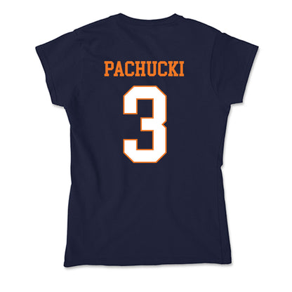 Bucknell - NCAA Men's Basketball : Aleksander Pachucki - Soft Style Women’s T-Shirt-1