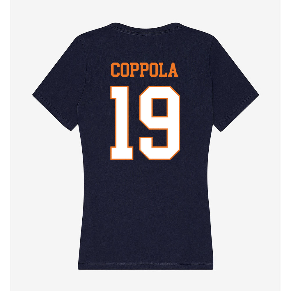 Bucknell - NCAA Softball : Barbara Jo Coppola - Women's V-Neck T-Shirt-1
