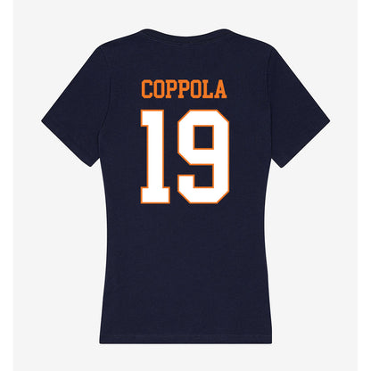 Bucknell - NCAA Softball : Barbara Jo Coppola - Women's V-Neck T-Shirt-1