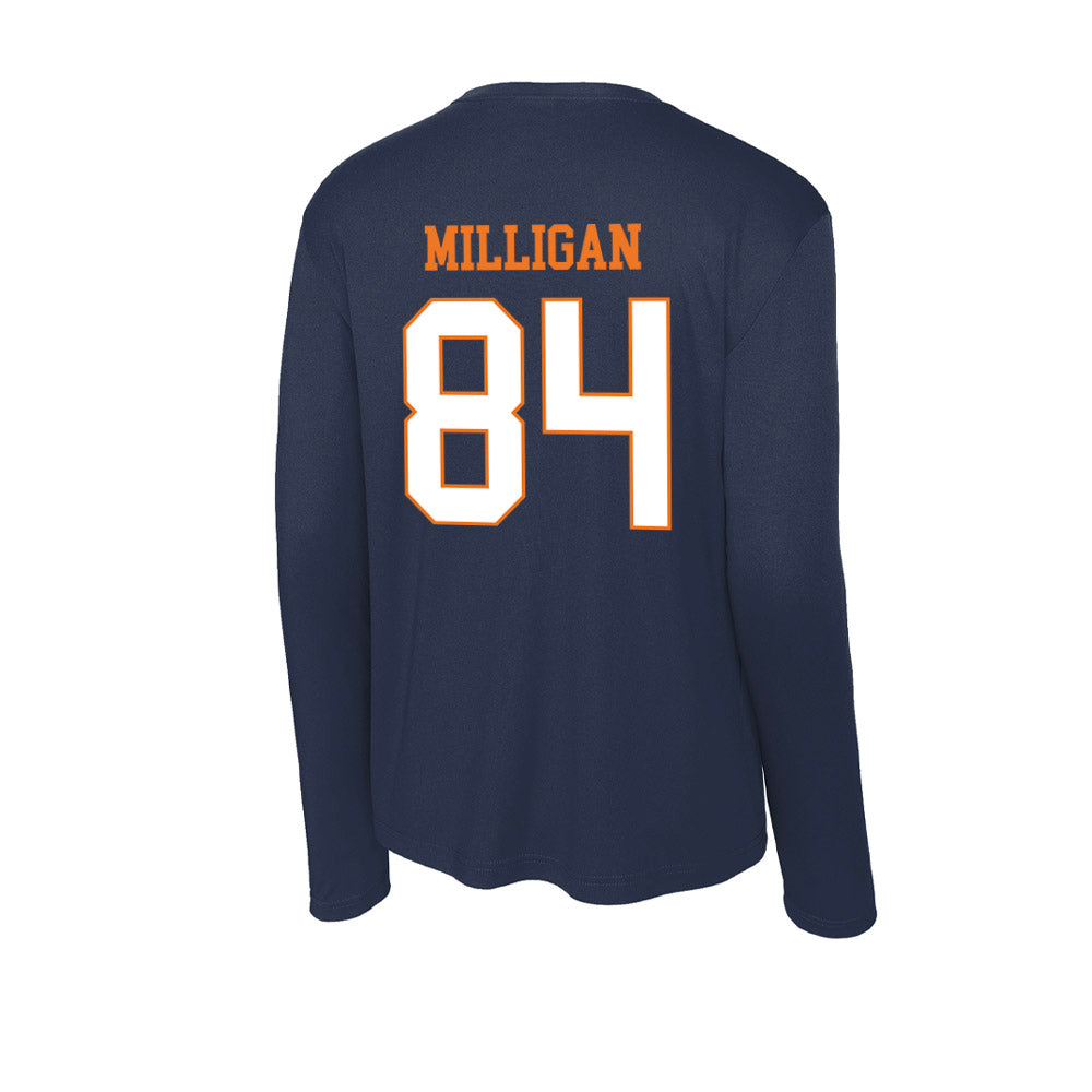 Bucknell - NCAA Football : Sam Milligan - Activewear Long Sleeve T-Shirt-1