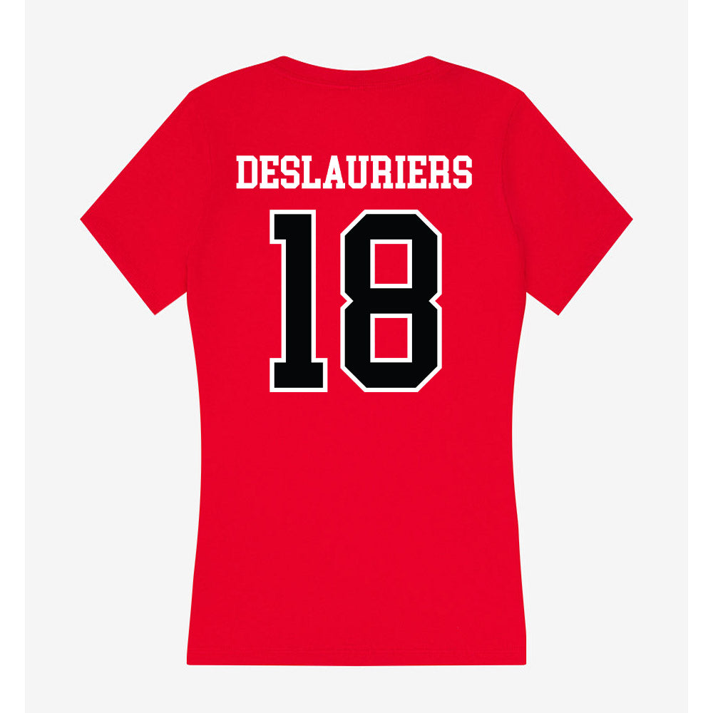 UCM - NCAA Baseball : Treyton DesLauriers - Women's V-Neck T-Shirt-1