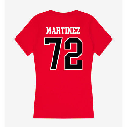 UCM - NCAA Football : Shawn Martinez - Women's V-Neck T-Shirt-1