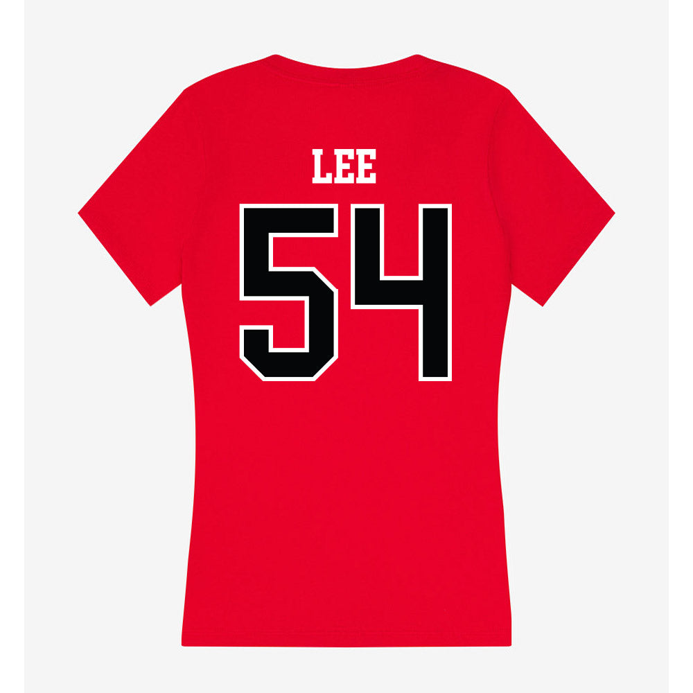 UCM - NCAA Football : Jalen Lee - Women's V-Neck T-Shirt-1