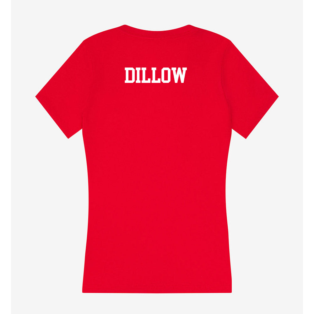 UCM - NCAA Wrestling : Trey Dillow - Women's V-Neck T-Shirt-1