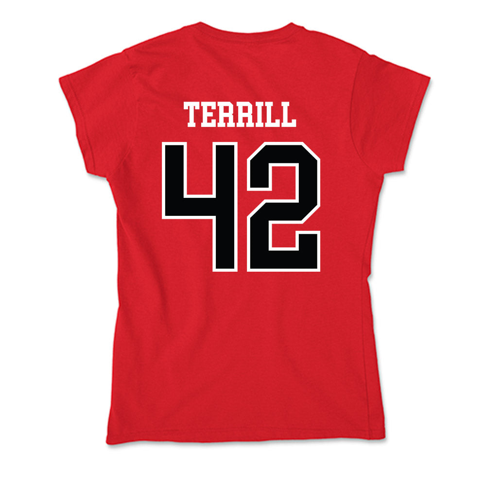 UCM - NCAA Baseball : Haden Terrill - Soft Style Women’s T-Shirt-1
